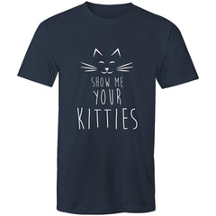 Womens Loose T-Shirt - Show me your kitties.