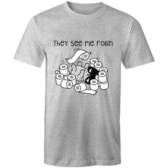 Mens T-Shirt - up to 5XL - They see me Rollin