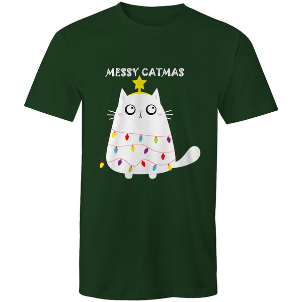 Womens Loose Fit T-Shirt - Messy Christmas