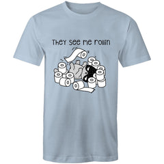 Mens T-Shirt - up to 5XL - They see me Rollin
