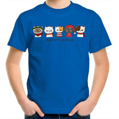 Kids Youth Crew T-Shirt - Meowy Catmas